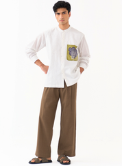 Fringe Appliqué Shirt