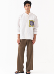 Fringe Appliqué Shirt