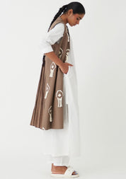 Fringe Back Pleat Jacket