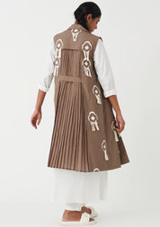 Fringe Back Pleat Jacket