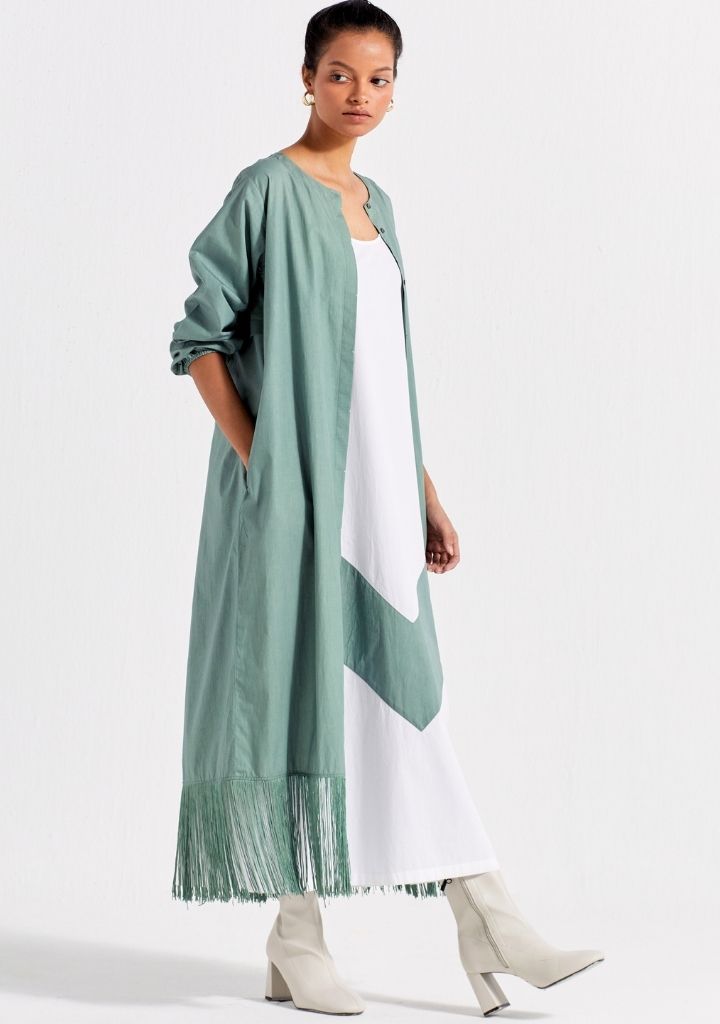 Fringe Back Yoke Jacket