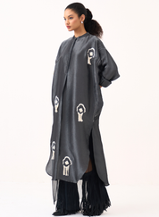 Fringe Bat Sleeve Dress