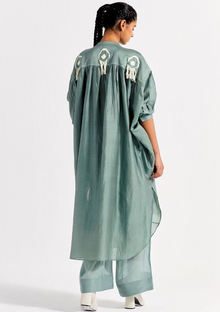 Fringe Bat Sleeve Shirt