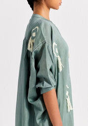 Fringe Bat Sleeve Shirt