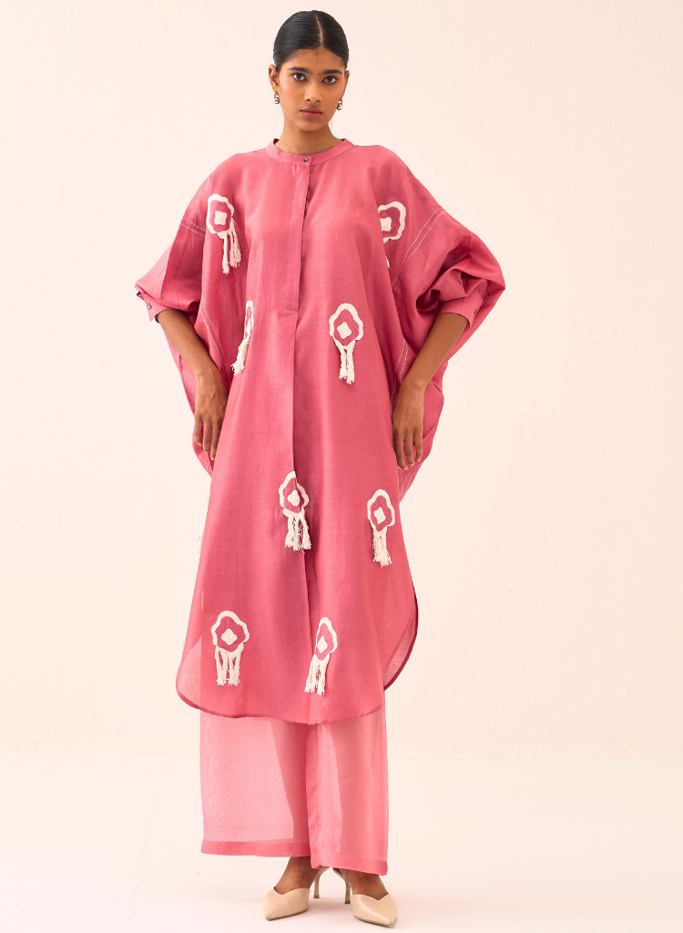 Fringe Bat Sleeve Shirt