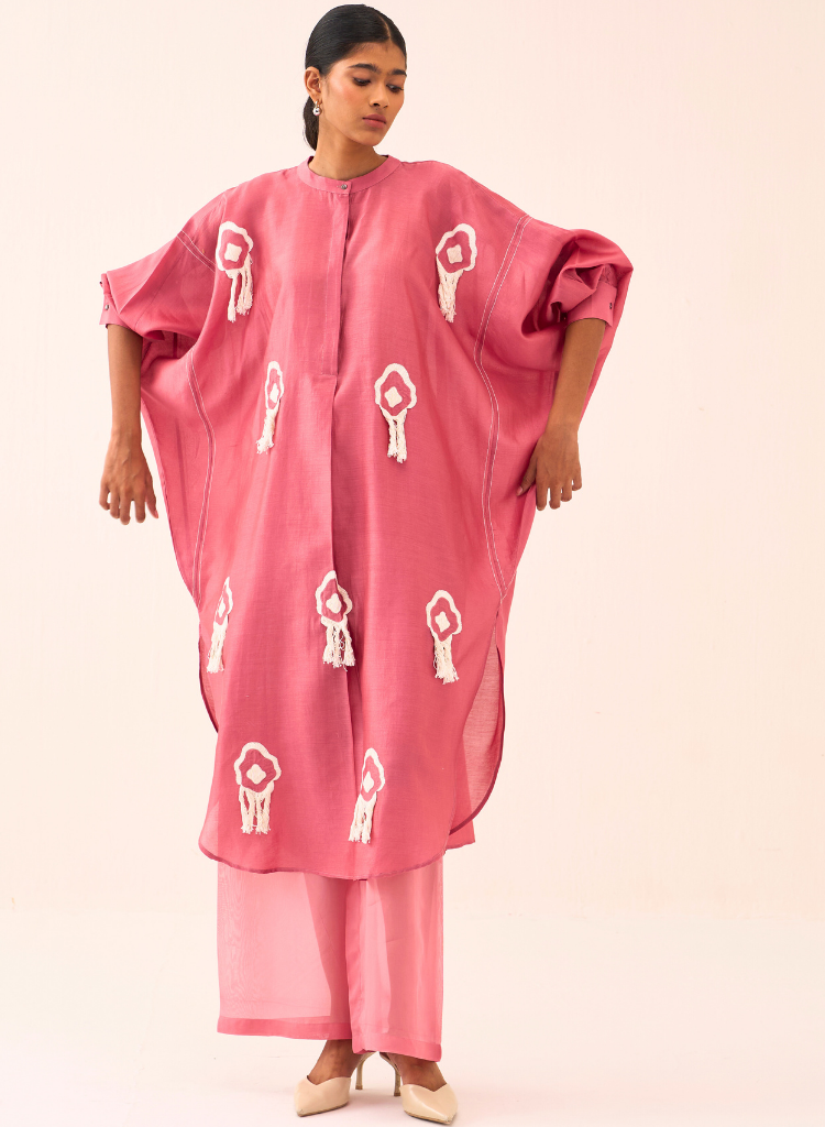 Fringe Bat Sleeve Shirt