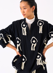 Fringe Bomber Jacket