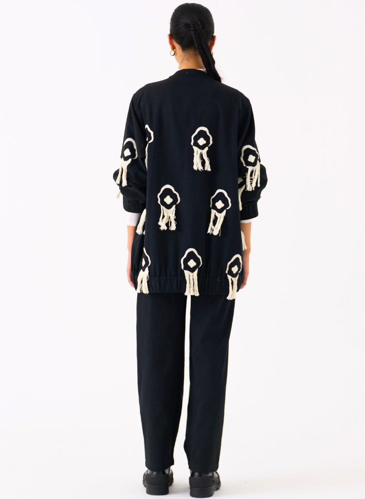 Fringe Bomber Jacket