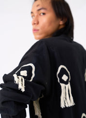 Fringe Bomber Jacket