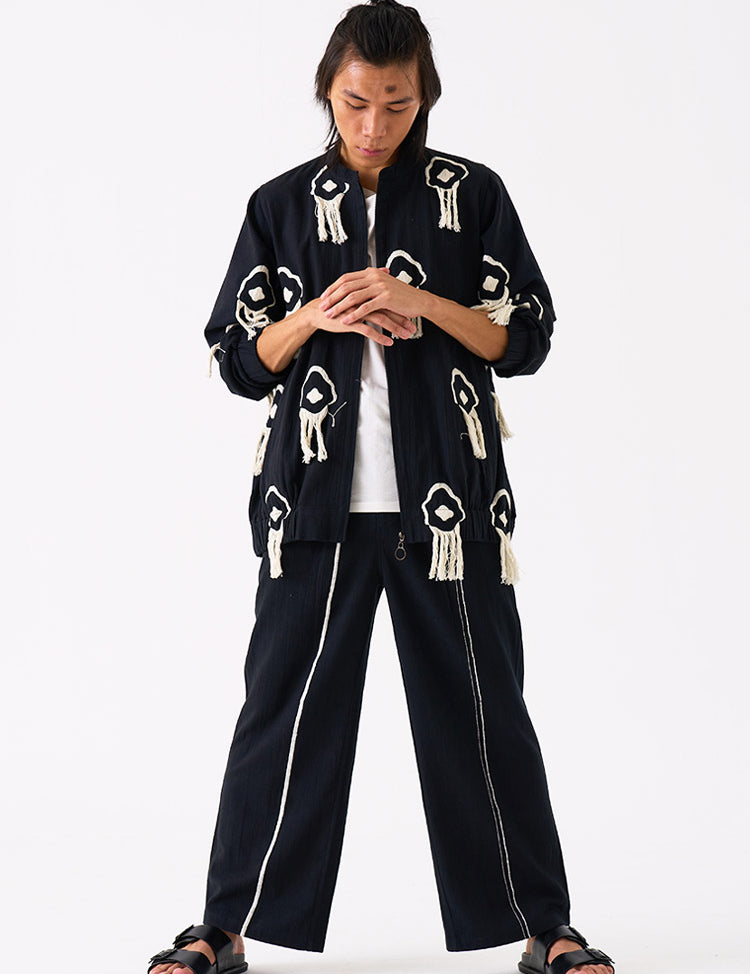 Fringe Bomber Jacket