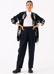 Fringe Bomber Jacket Set