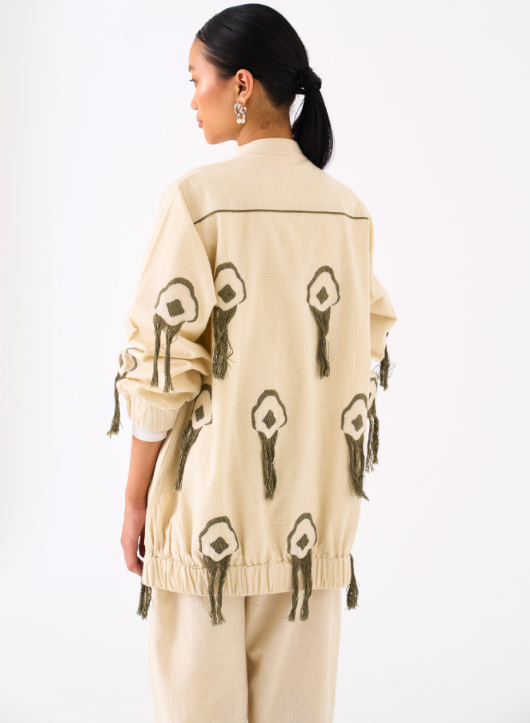 Fringe Bomber Jacket