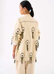 Fringe Bomber Jacket