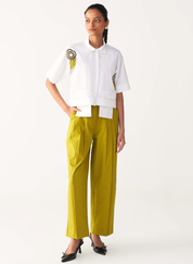 Beaded Fringe Crop Top