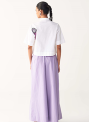 Beaded Fringe Crop Top