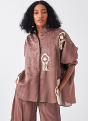 Fringe Bat Sleeve Shirt