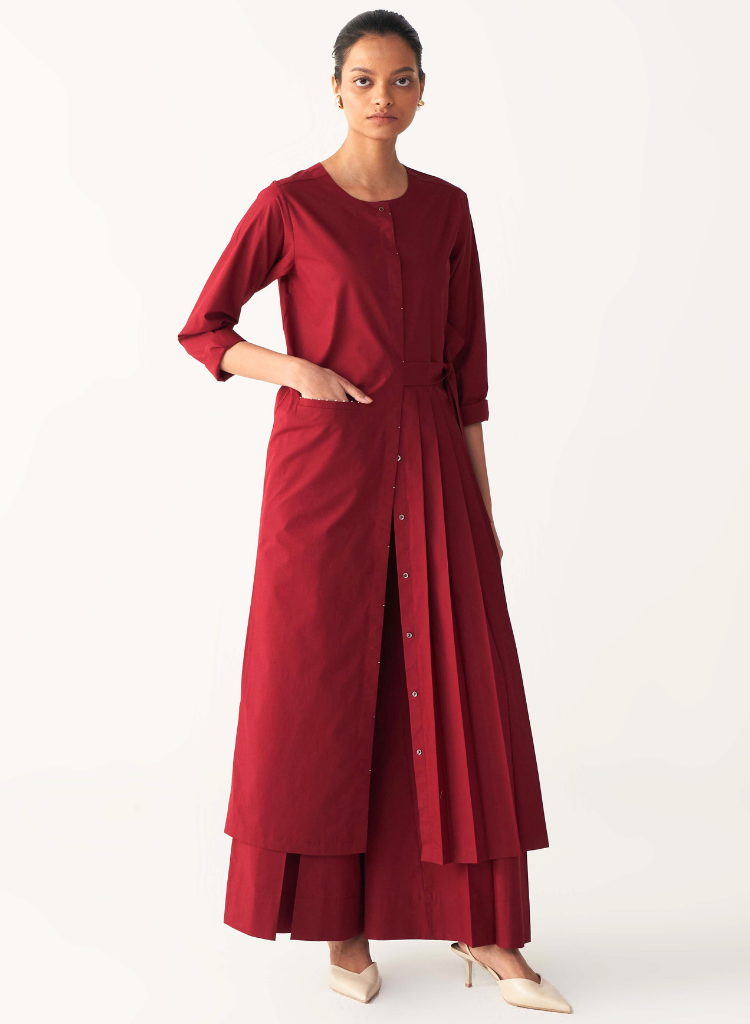 Front Pleat Tunic