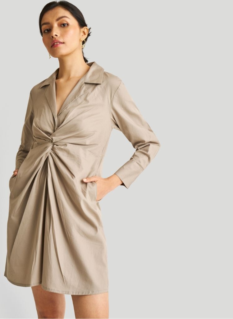 Front Twist Dress