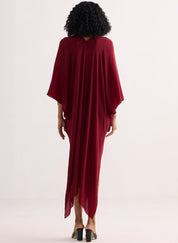 Front Twist Kaftan Dress