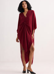 Front Twist Kaftan Dress