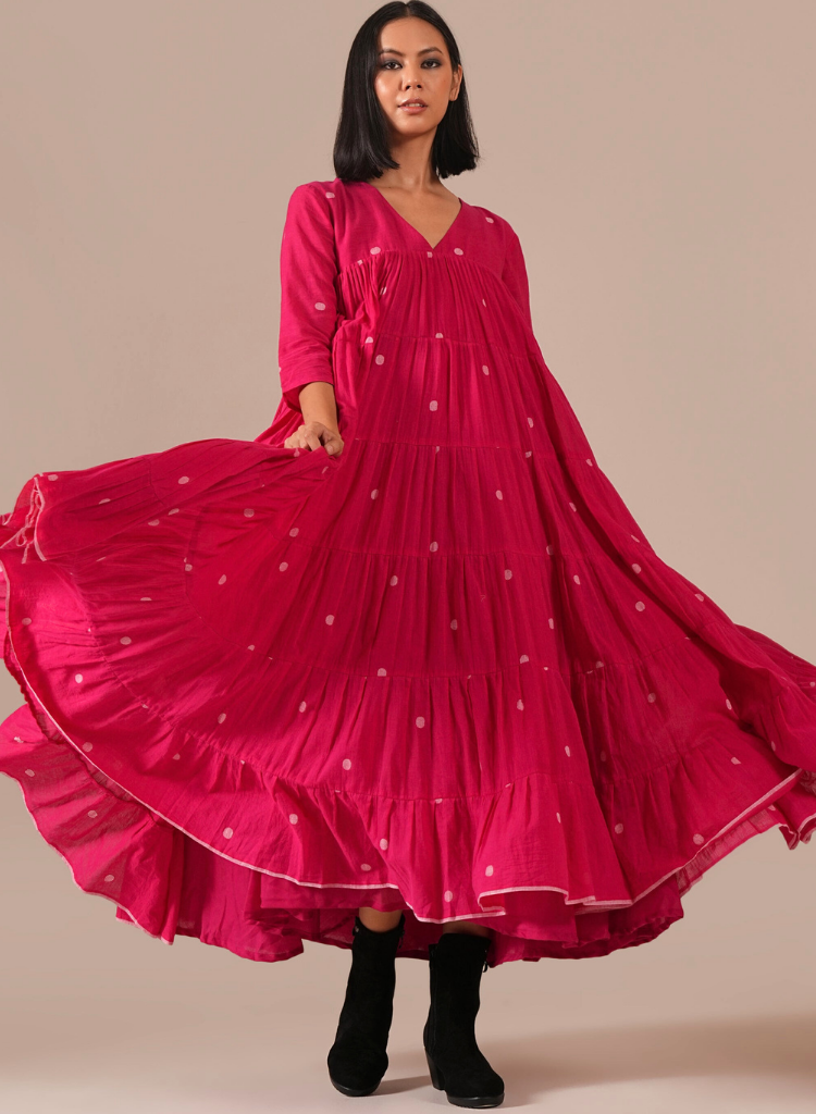 Fuchsia Halo Dress