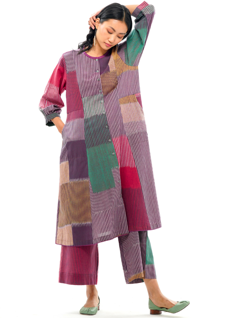 Fuji Panelled Dress Set