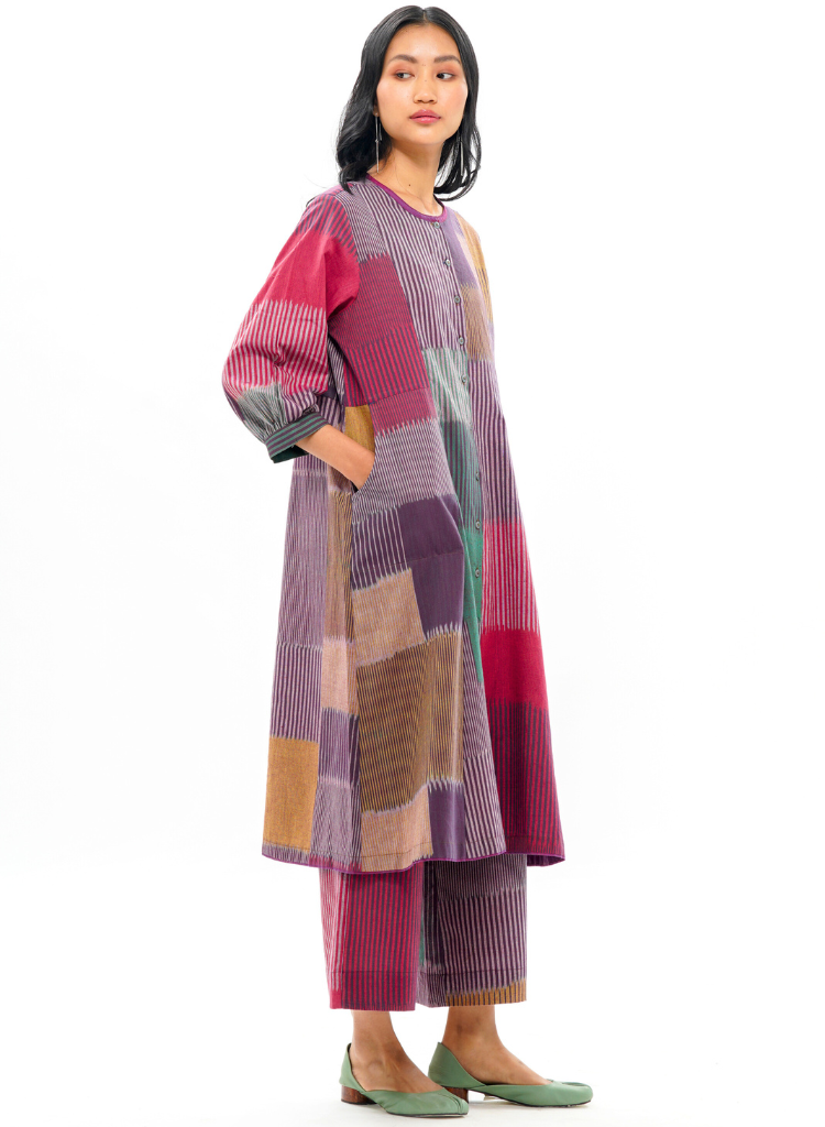 Fuji Panelled Dress Set