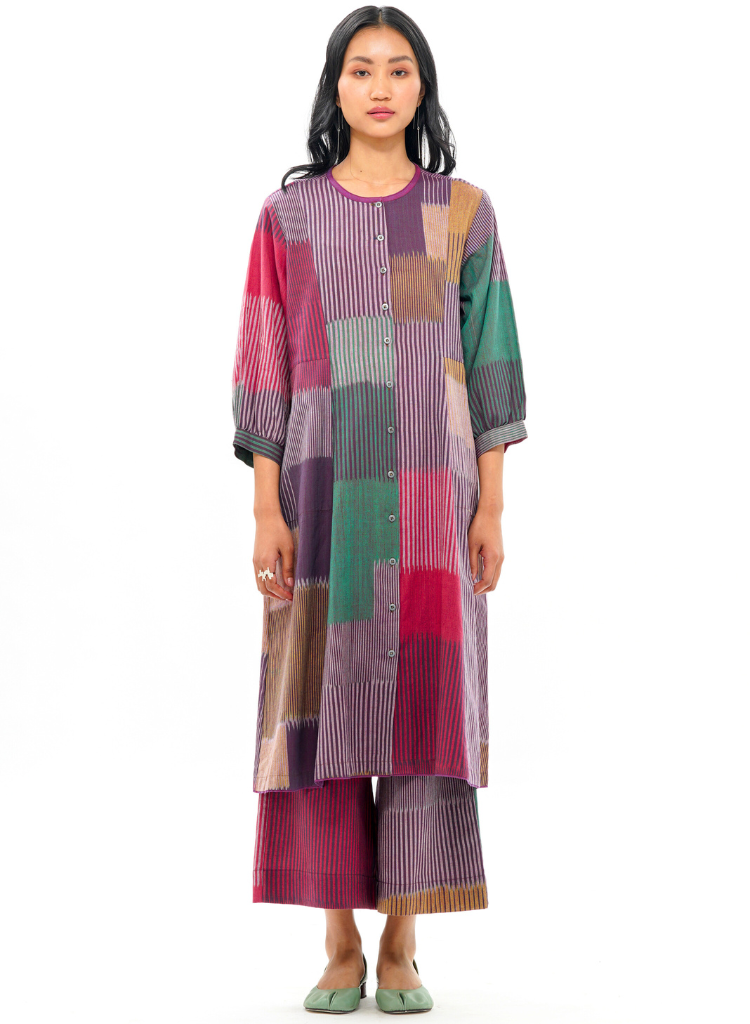 Fuji Panelled Dress Set