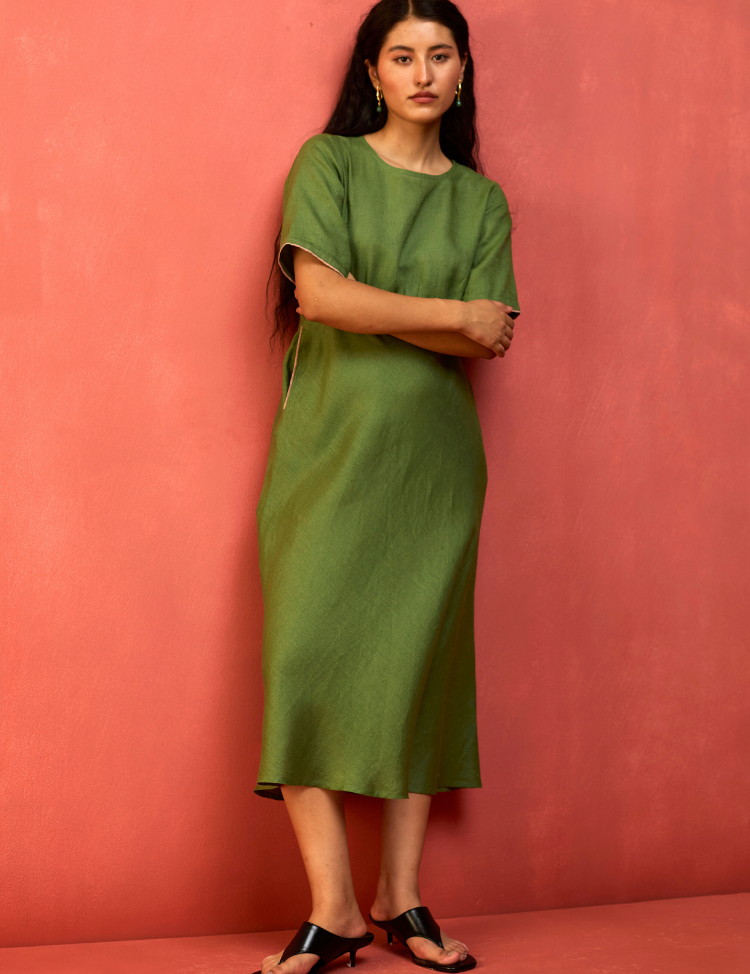 Fumi Bias Skirt Dress