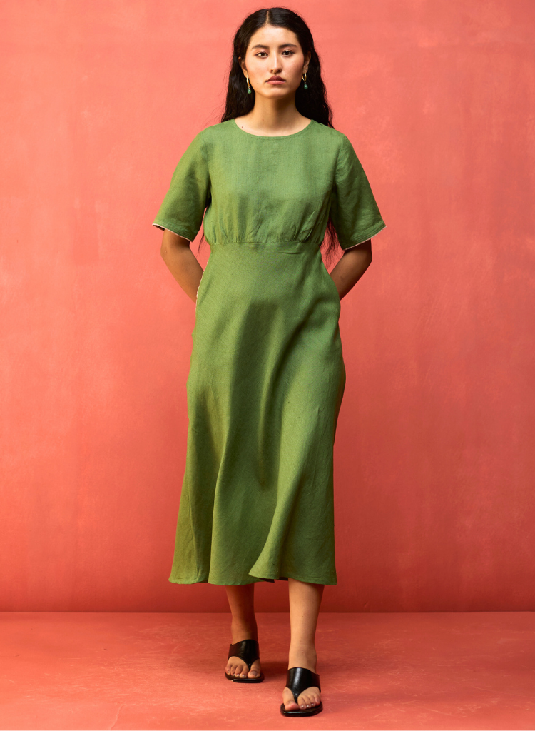 Fumi Bias Skirt Dress