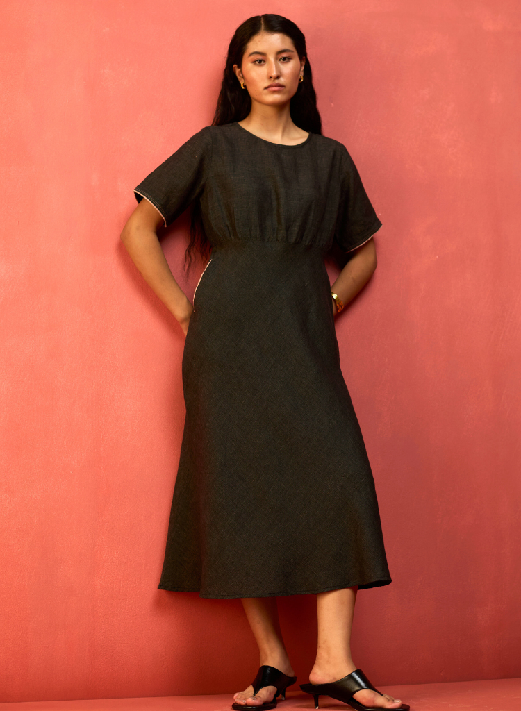 Fumi Bias Skirt Dress