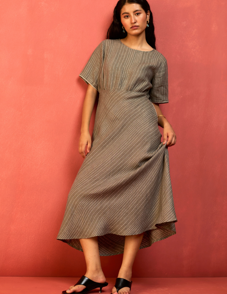 Fumi Bias Skirt Dress