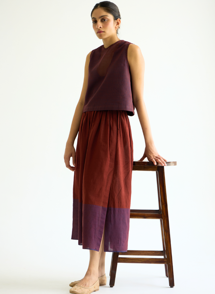 Fuwari Colourblocked Skirt