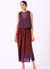 Fuwari Colourblocked Skirt
