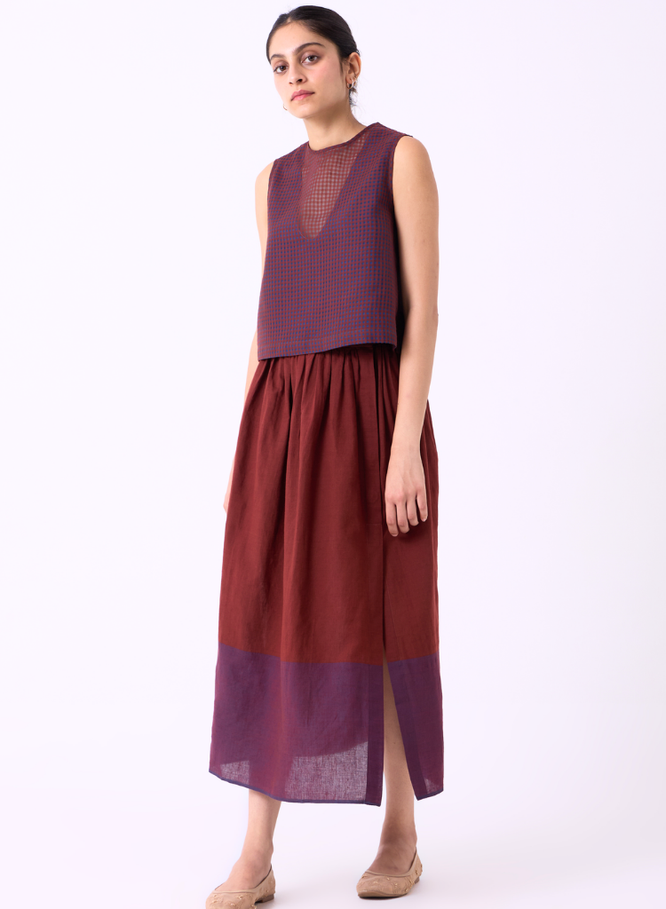 Fuwari Colourblocked Skirt