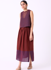 Fuwari Colourblocked Skirt