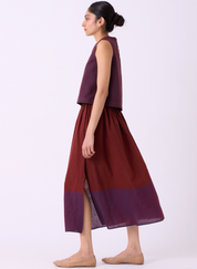 Fuwari Colourblocked Skirt