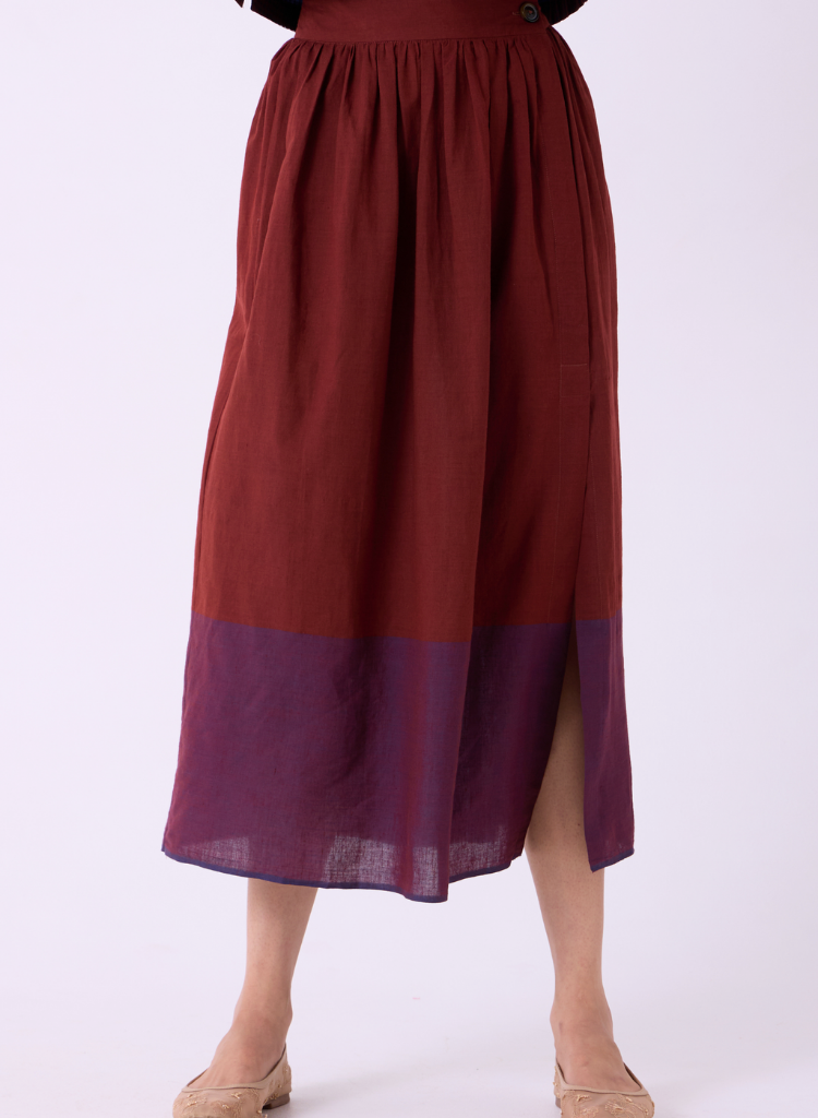 Fuwari Colourblocked Skirt