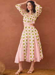 Gardenia Gingham Dress