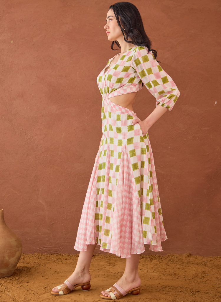 Gardenia Gingham Dress