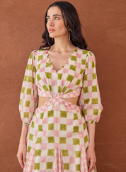 Gardenia Gingham Dress