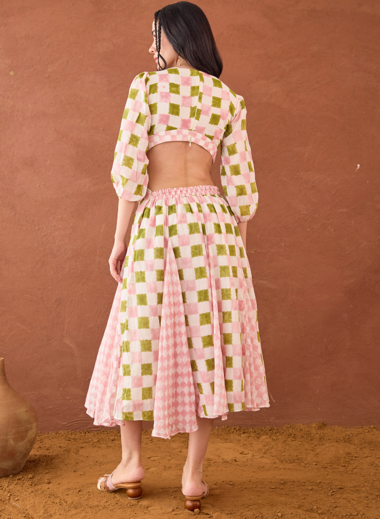 Gardenia Gingham Dress