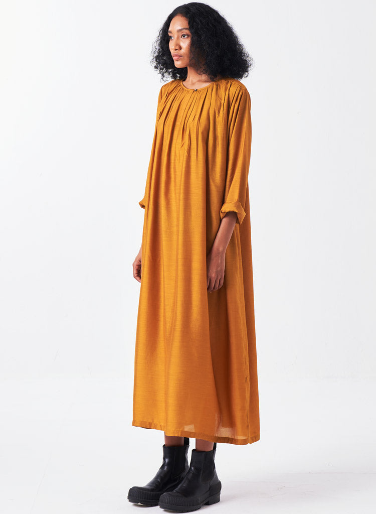 Gather Neck Dress