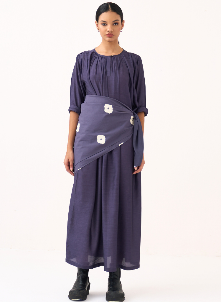 Gather Neck Dress