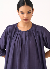 Gather Neck Dress