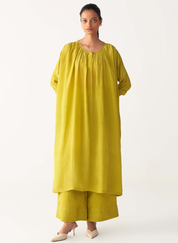 Gather Neck Dress