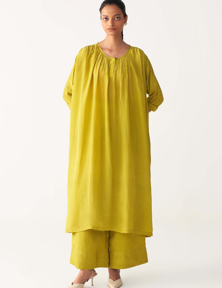 Gather-Neck-Dress-Lime-Green-A.png