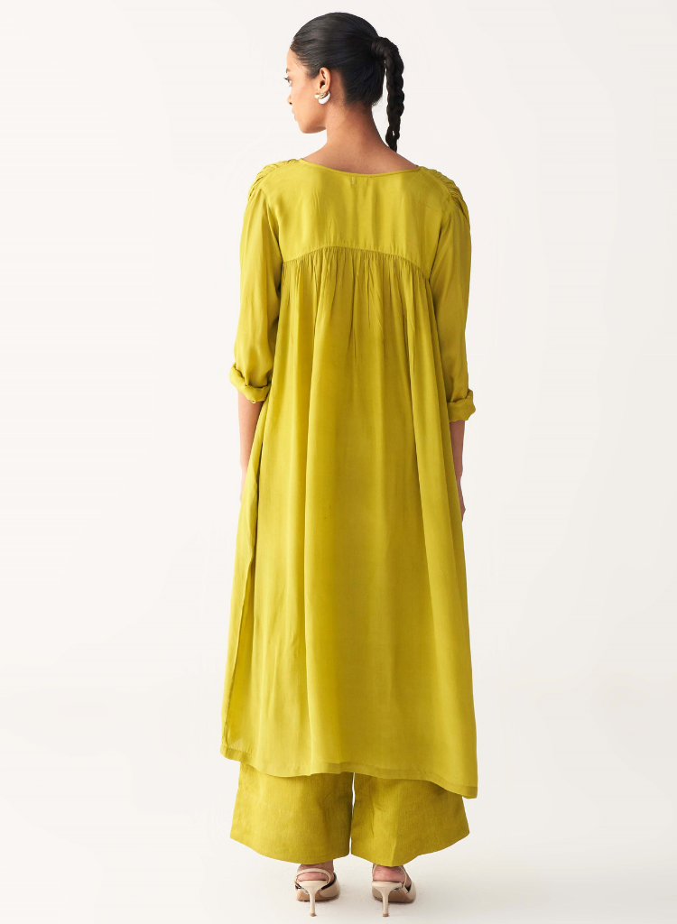 Gather Neck Dress