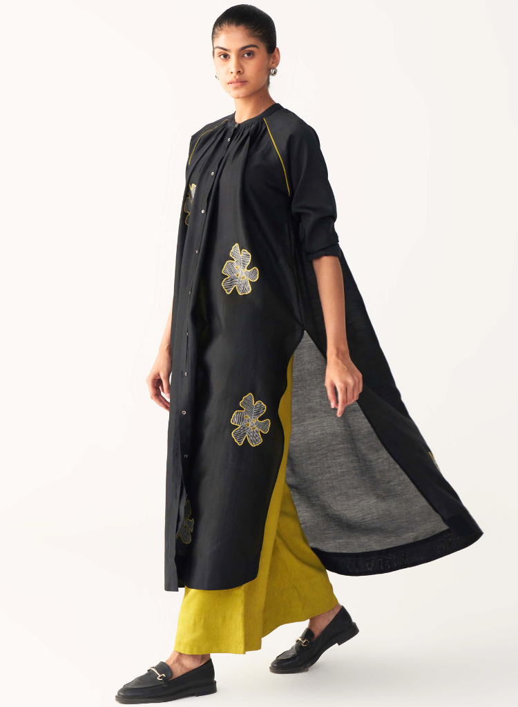 Floral Gather Neck Set