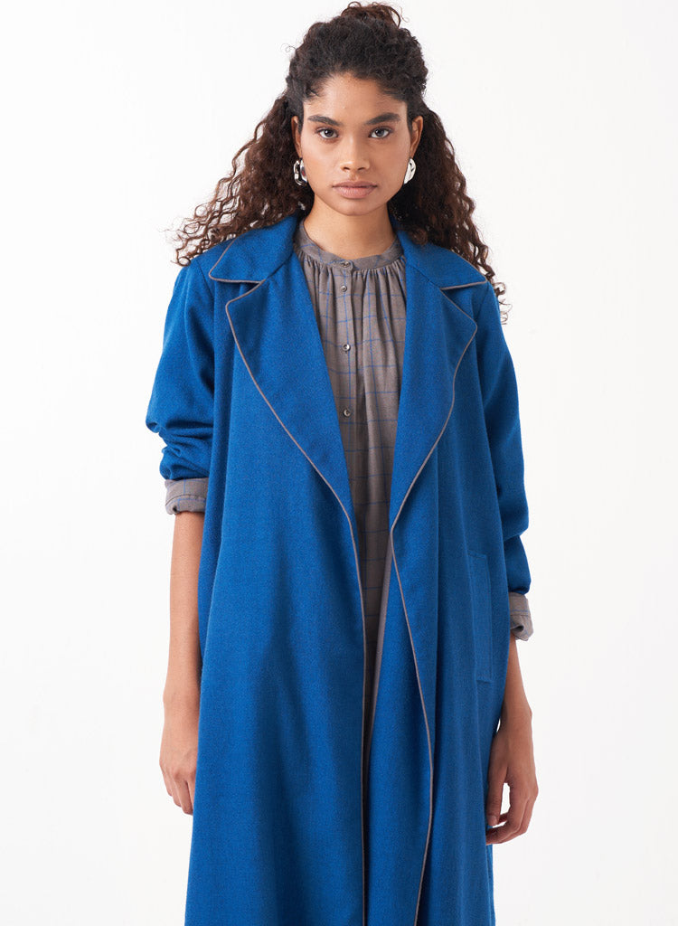 Gather Neck Jacket Set